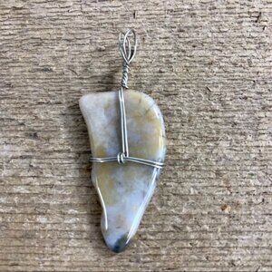 Natural Jasper Necklace Pendant